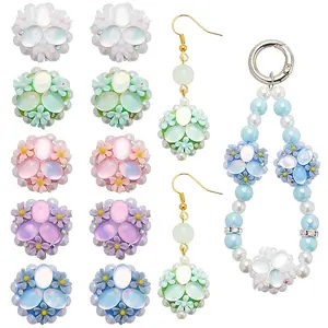 10Pcs 5 Colors Handmade Polymer Clay Beads