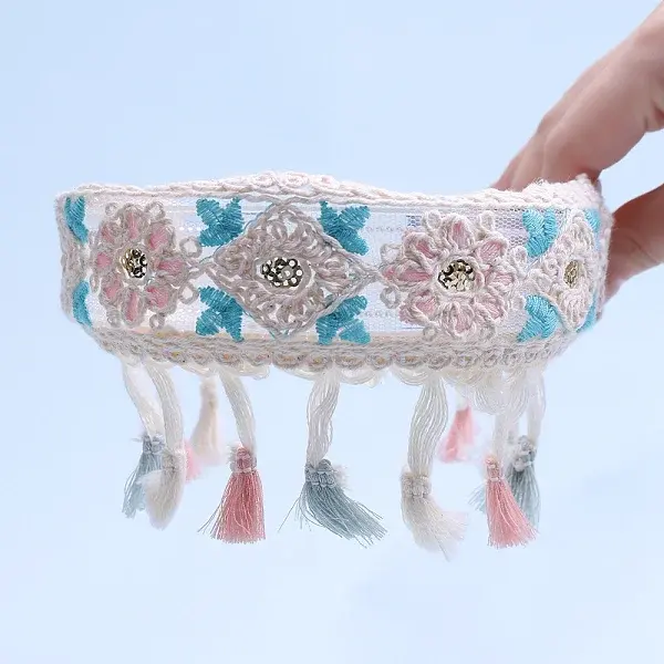 Ethnic Style Woven Cotton Hair Bangs