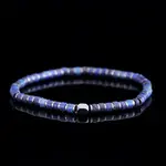 Dyed Natural Imperial Jasper & Synthetic Non-magnetic Hematite Beads Stretch Bracelets for Men