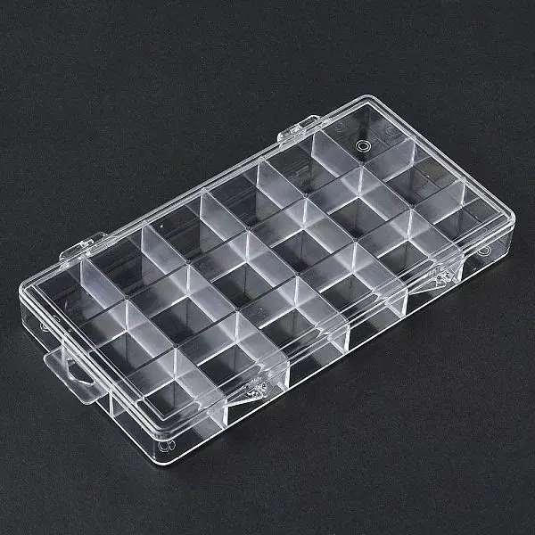 18 Grids Plastic Bead Storage Boxes