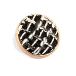 Wool Woven Metal Buttons