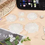 6Pcs 3 Styles Computerized Embroidery Cloth Iron on/Sew on Patches