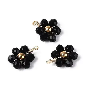 Glass with 304 Stainless Steel Pendants