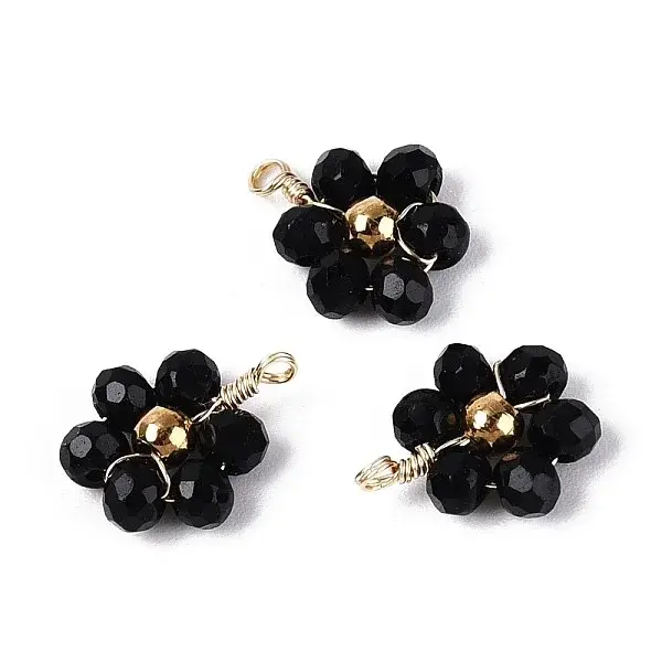 Glass with 304 Stainless Steel Pendants