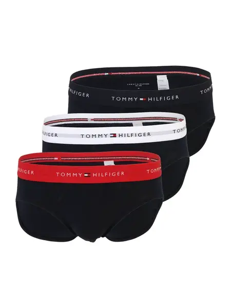 Tommy Hilfiger Underwear Nohavičky  červená / čierna / biela