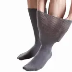 IOMI extra široké Diabetik zdravotné ponožky pre hrubé nohy Šedé - Veľkosť ponožky 39-42