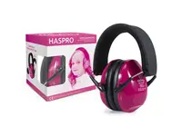 HASPRO Hearing Protection KIDS sluchátka na uši, růžová