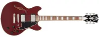 D'Angelico Premier Mini DC Burnt Red