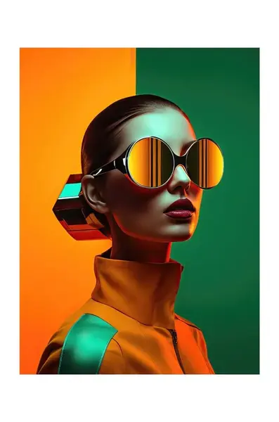 Plakát A.I. Art HARTMAN La Mode De Demain 04, 45,72 x 60,96 cm