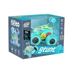 RC auto transparentní zelené - modré