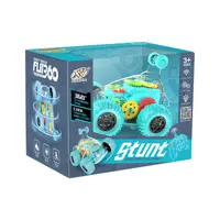 RC auto transparentní zelené - modré