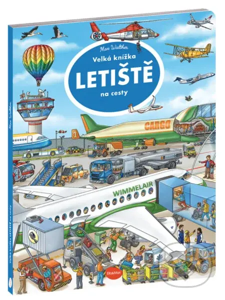 Velká knížka - LETIŠTĚ na cesty - Max Walther (ilustrátor) - kniha z kategorie Úkoly pro děti