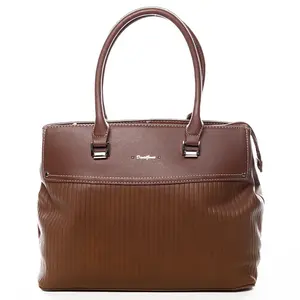 Prostorná dámská taška Heather hnědá