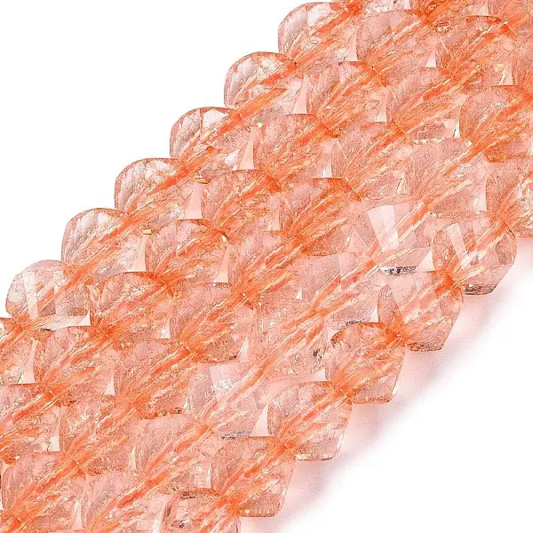 Crackle Transparent Glass Beads Strands