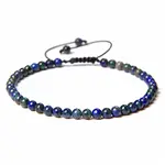 Adjustable Women's Chrysocolla Beaded Bracelet
