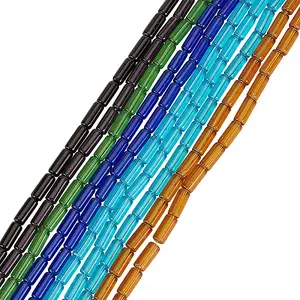 10 Strands Transparent Glass Beads Strands