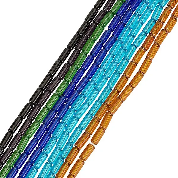 10 Strands Transparent Glass Beads Strands