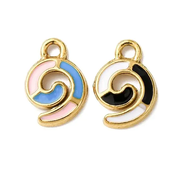 304 Stainless Steel Enamel Charms