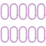 10Pcs Alloy Spring Gate Rings