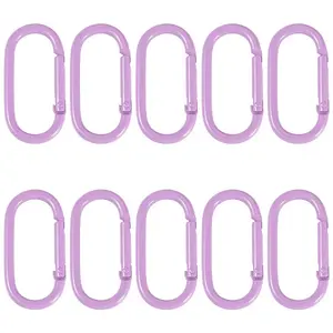 10Pcs Alloy Spring Gate Rings