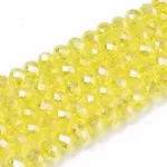 Electroplate Glass Beads Strands