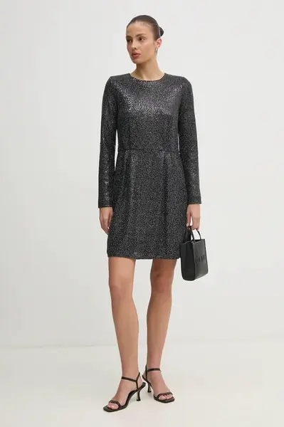 Šaty United Colors of Benetton černá barva, mini, 4RO6DV0AC