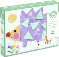 Kreativní sada Zvířátka a prstové barvy