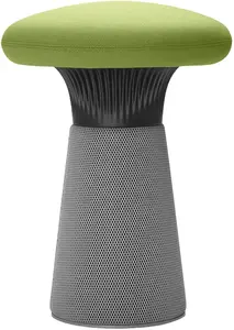 LD SEATING designový taburet FUNGHI, FU-40/54-N1, černý plast