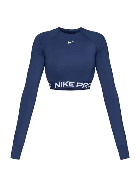 NIKE Funkčné tričko 'Pro'  námornícka modrá / biela