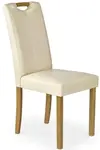 HALMAR Jídelní židle CARO buk / krémová