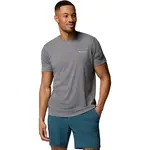 Columbia ZERO RULES™ LIGHT SS CREW Pánske funkčné tričko, sivá, veľkosť