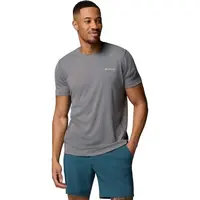 Columbia ZERO RULES™ LIGHT SS CREW Pánske funkčné tričko, sivá, veľkosť