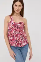 Halenka Patrizia Pepe dámská, oranžová barva, vzorovaná