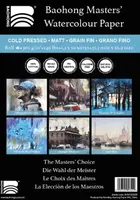 Akvarelový papír Baohong Masters v roli 300g CP 1,35x10m