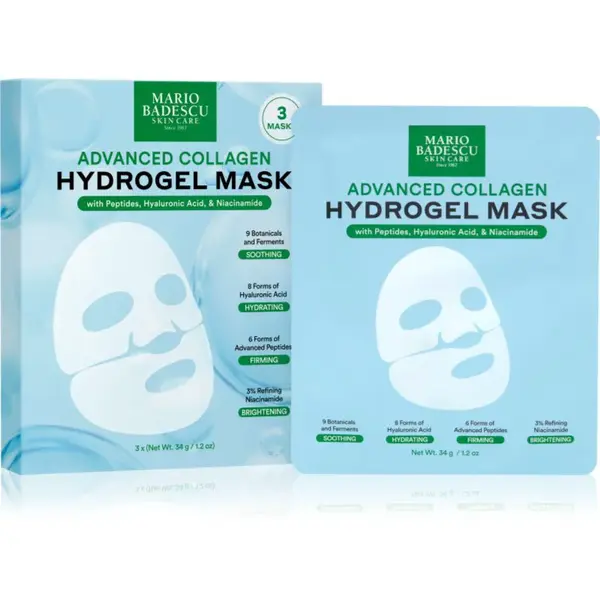Mario Badescu Advanced Collagen sada pleťových masek 3 ks
