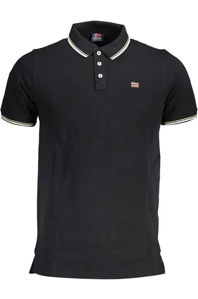 Pánské černé polo triko