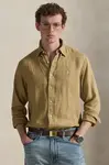 Lněná košile Polo Ralph Lauren Long Sleeve Sport Shirt