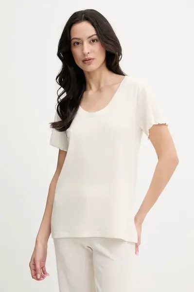 Pyžamové tričko BOSS Cosy Waffle