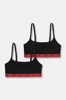 Podprsenka HUGO TWIN BRALETTE STRIPE 2-pack
