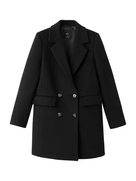 MANGO Prechodný kabát 'DALI'  čierna