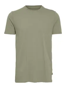 !Solid Tričko 'Rock'  olivová