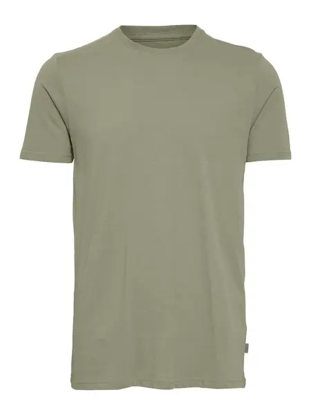 !Solid Tričko 'Rock'  olivová