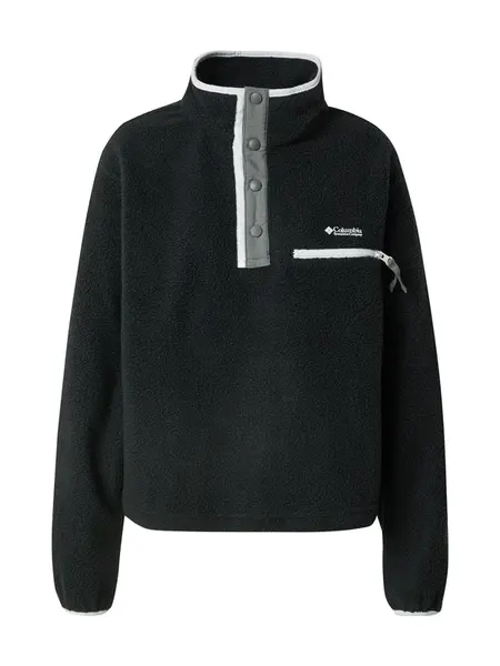 COLUMBIA Športový sveter 'Helvetia II'  sivá / čierna / biela