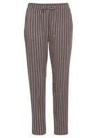 s.Oliver Pyžamové nohavice  béžová / hnedá / svetločervená