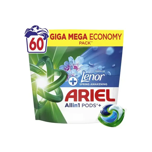 Ariel Allin1 PODS +Touch of Lenor Spring Awakening kapsuly na pranie