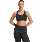 adidas OPTIME ESSENTIALS ZIP MS Dámská sportovní podprsenka, černá, velikost