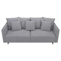 MID.YOU ROZKLÁDACÍ POHOVKA, textil, šedá