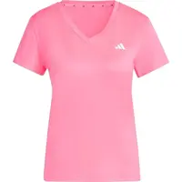 adidas WORKOUT MIN V NECK TEE Dámske tričko, ružová, veľkosť