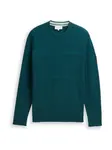 TOM TAILOR Sveter  smaragdová