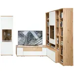 Venda OBÝVACÍ STĚNA, bílá, barva starého dubu